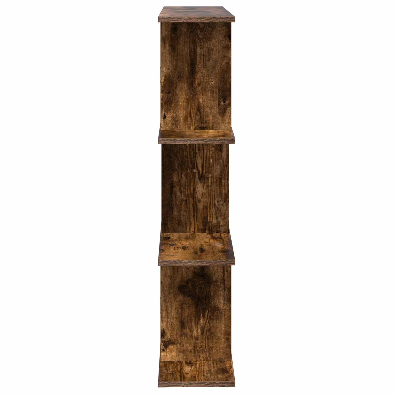 Nástěnná Polička Kouřový Dub 102 X 20 X 96 Cm Kompozitní Dřevo