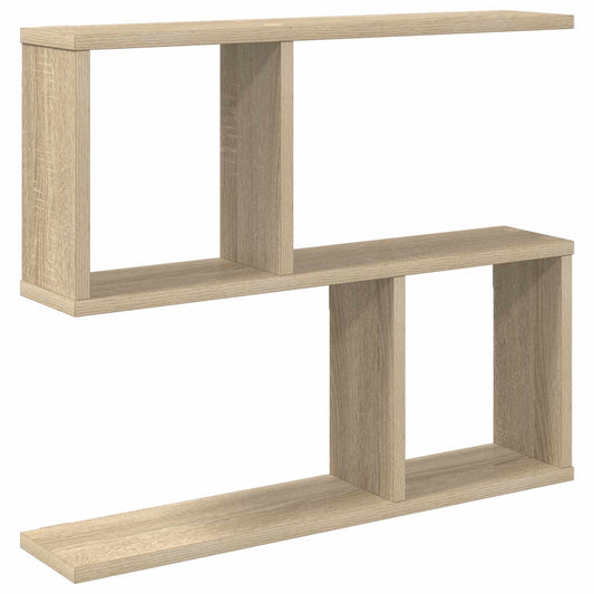 Nástěnná Polička Dub Sonoma 60 X 12 X 50,5 Cm Kompozitní Dřevo