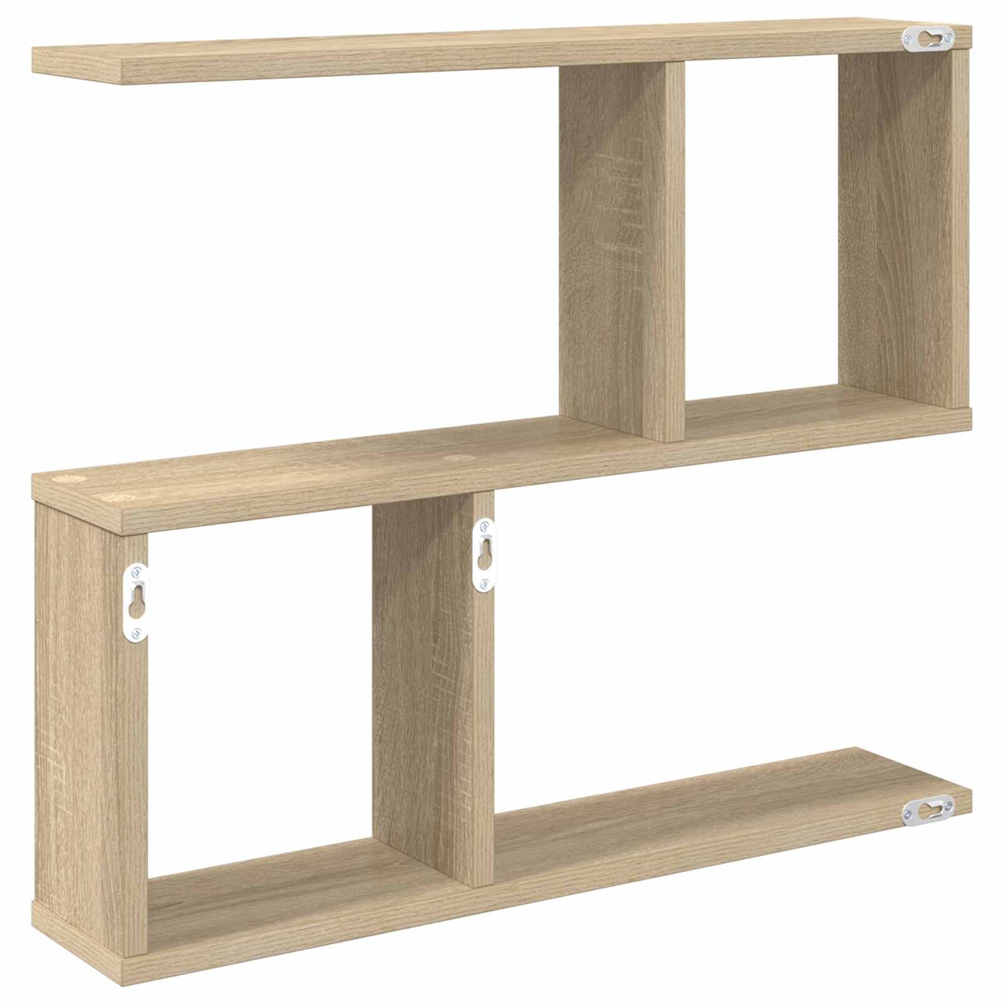 Nástěnná Polička Dub Sonoma 60 X 12 X 50,5 Cm Kompozitní Dřevo