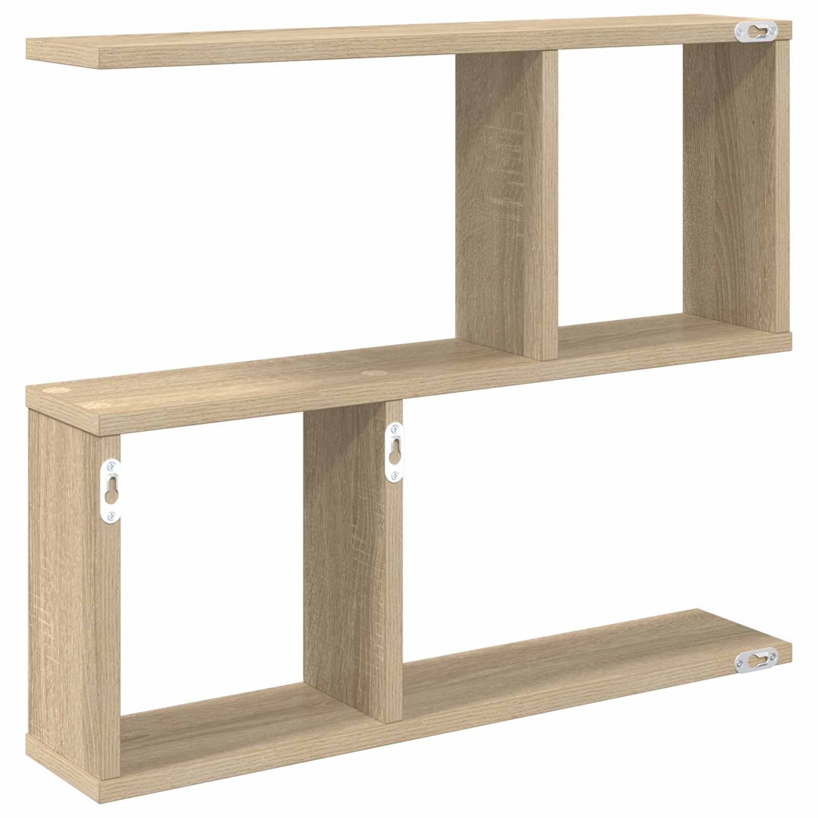 Nástěnná Polička Dub Sonoma 60 X 12 X 50,5 Cm Kompozitní Dřevo
