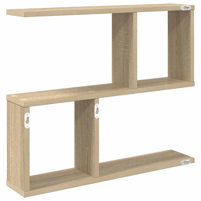 Nástěnná Polička Dub Sonoma 60 X 12 X 50,5 Cm Kompozitní Dřevo
