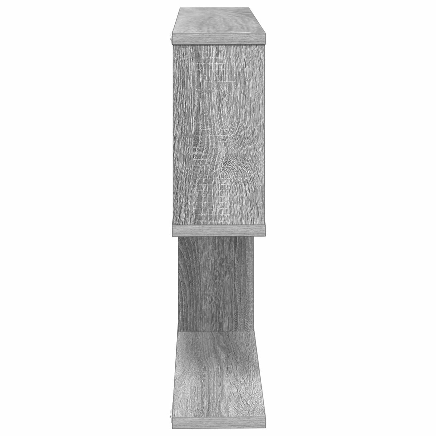 Nástěnná Polička Šedý Sonoma 60 X 12 X 50,5 Cm Kompozitní Dřevo