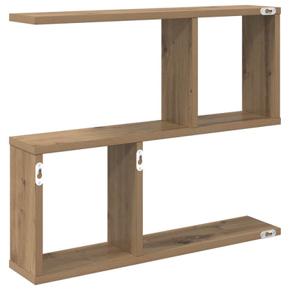 Nástěnná Polička Dub Artisan 60 X 12 X 50,5 Cm Kompozitní Dřevo