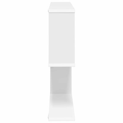 Nástěnná Polička Bílá 60 X 12 X 50,5 Cm Kompozitní Dřevo