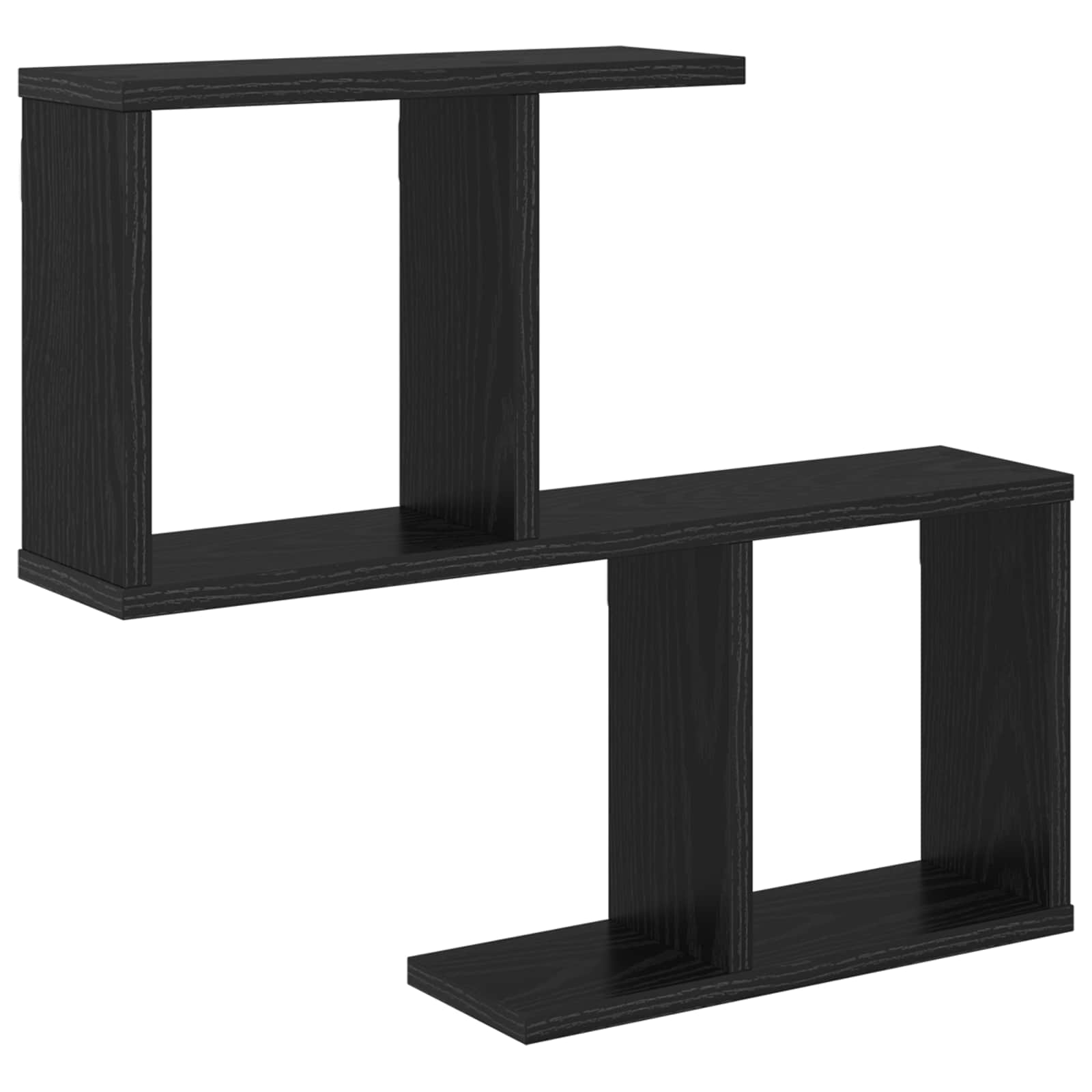 Nástěnná Polička Černý Dub 60 X 12 X 50,5 Cm Kompozitní Dřevo