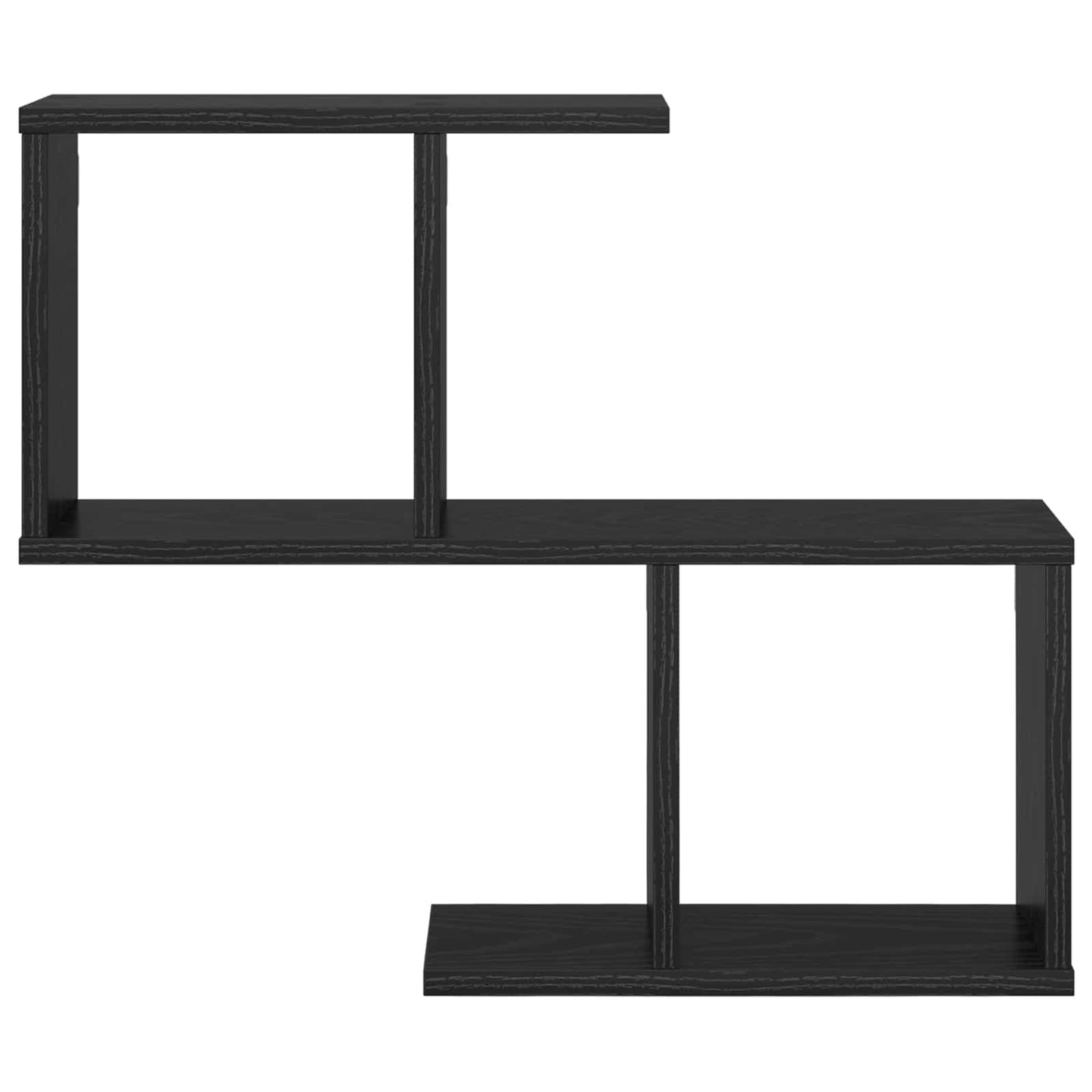 Nástěnná Polička Černý Dub 60 X 12 X 50,5 Cm Kompozitní Dřevo