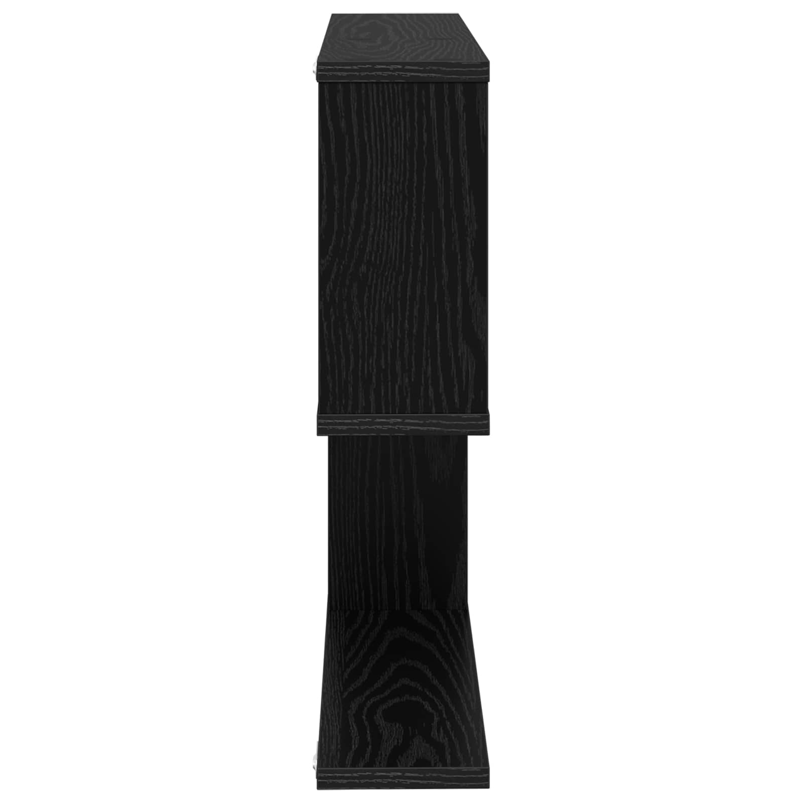 Nástěnná Polička Černý Dub 60 X 12 X 50,5 Cm Kompozitní Dřevo