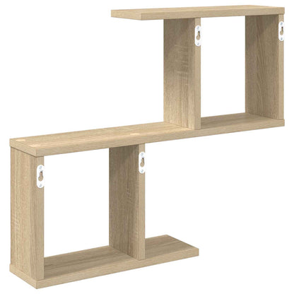 Nástěnná Polička Dub Sonoma 60 X 12 X 50,5 Cm Kompozitní Dřevo