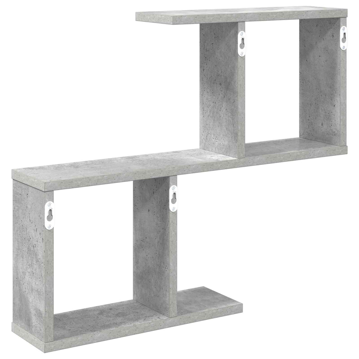 Nástěnná Polička Betonově Šedá 60 X 12 X 50,5 Cm
