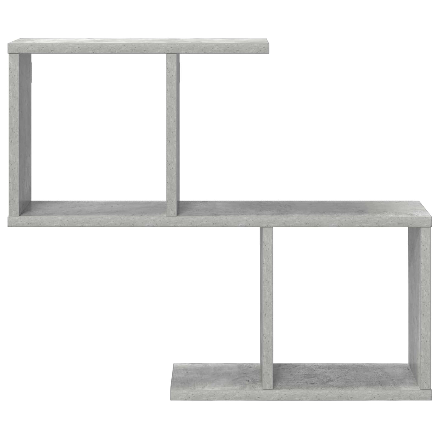 Nástěnná Polička Betonově Šedá 60 X 12 X 50,5 Cm