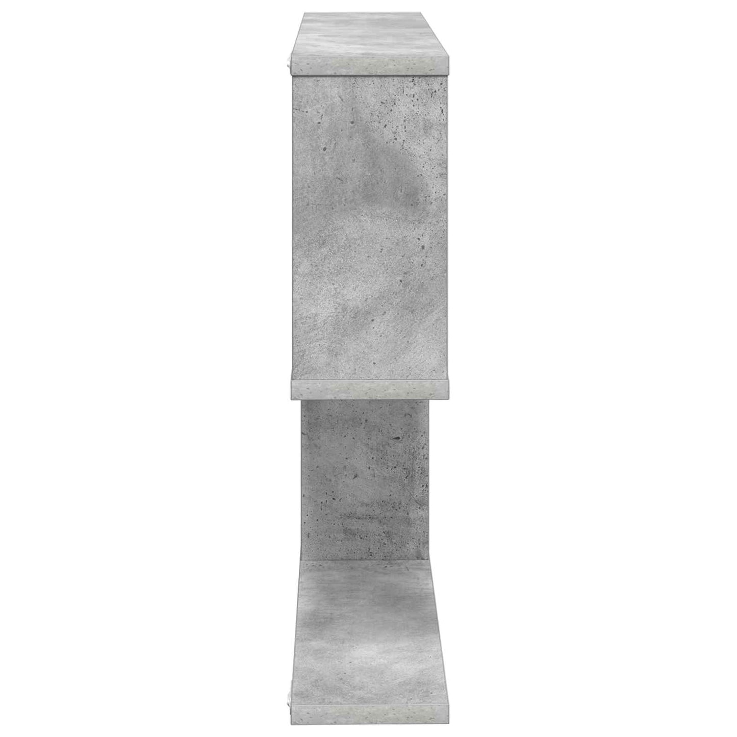 Nástěnná Polička Betonově Šedá 60 X 12 X 50,5 Cm