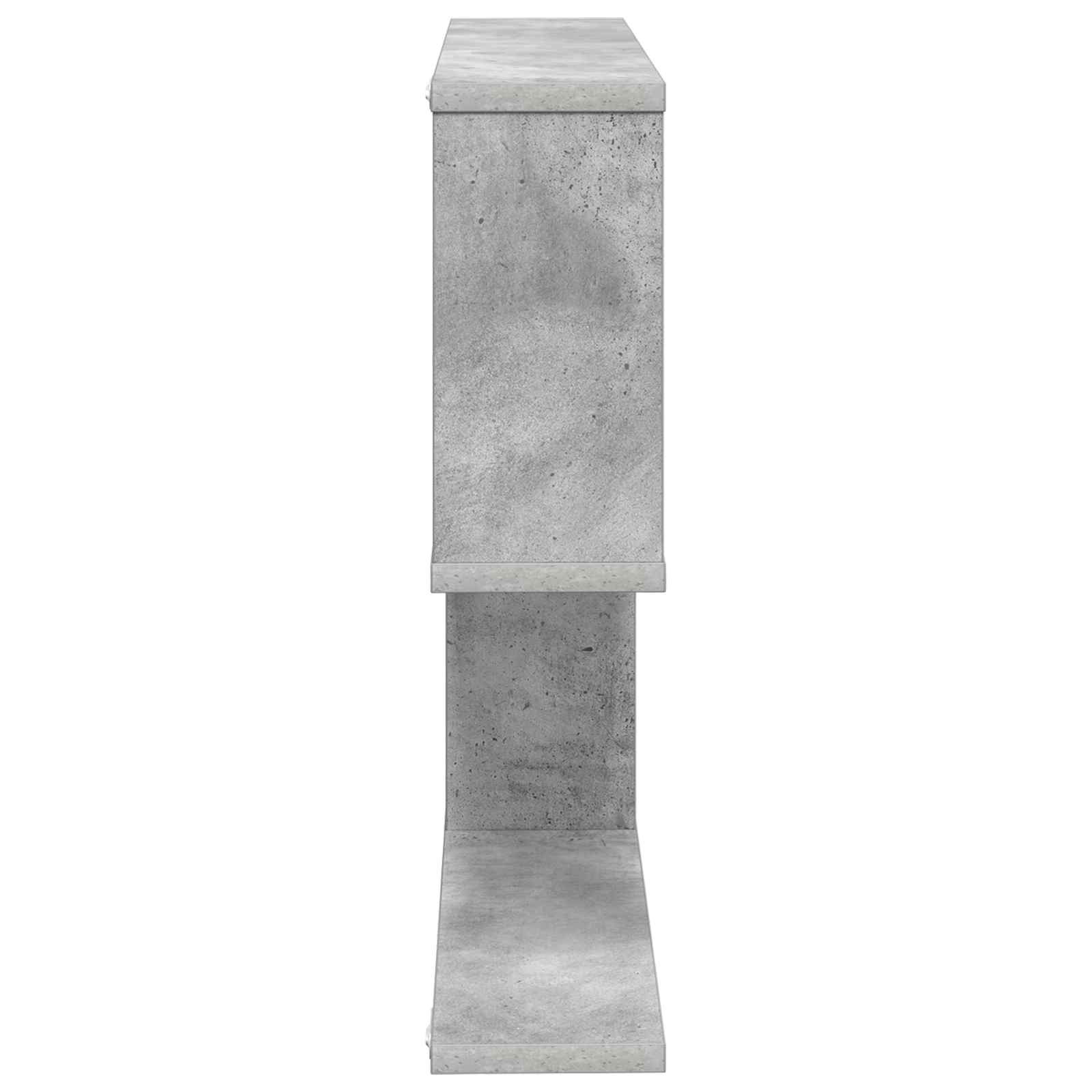 Nástěnná Polička Betonově Šedá 60 X 12 X 50,5 Cm