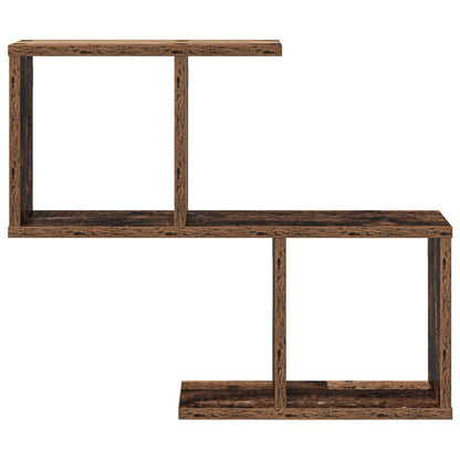Nástěnná Polička Staré Dřevo 60 X 12 X 50,5 Cm Kompozitní Dřevo