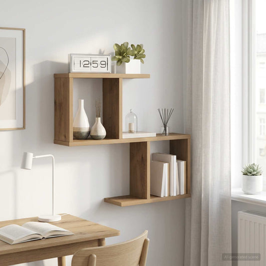 Nástěnná Polička Dub Artisan 60 X 12 X 50,5 Cm Kompozitní Dřevo