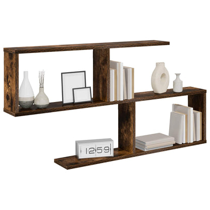 Nástěnná Polička Kouřový Dub 100 X 12 X 50,5 Cm
