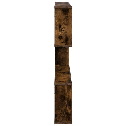 Nástěnná Polička Kouřový Dub 80 X 12 X 79,5 Cm Kompozitní Dřevo