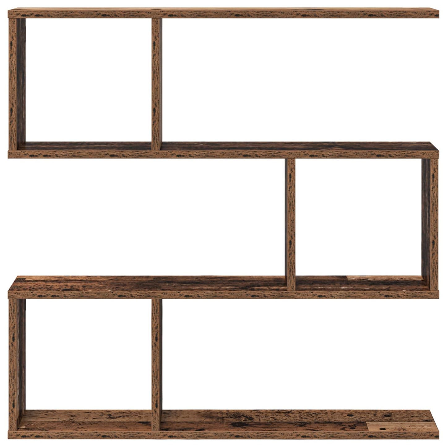 Nástěnná Polička Staré Dřevo 80 X 12 X 79,5 Cm Kompozitní Dřevo