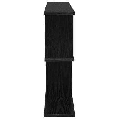 Nástěnná Polička Černý Dub 80 X 15 X 50,5 Cm Kompozitní Dřevo