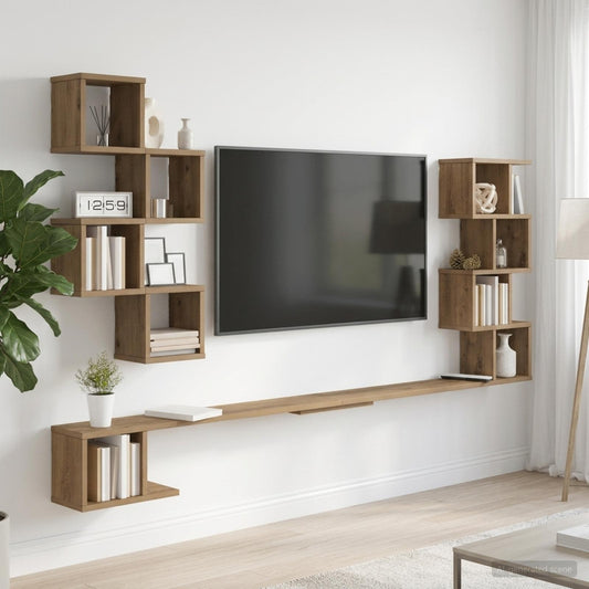 Polička Na Tv Na Zeď Dub Artisan 200 X 15 X 94 Cm