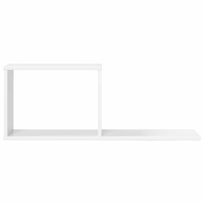 Plovoucí Police 2 Pcs Bílá 80 X 15 X 30 Cm Kompozitní Dřevo
