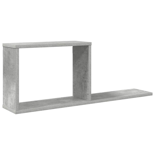 Plovoucí Police Betonově Šedá 80 X 15 X 30 Cm Kompozitní Dřevo