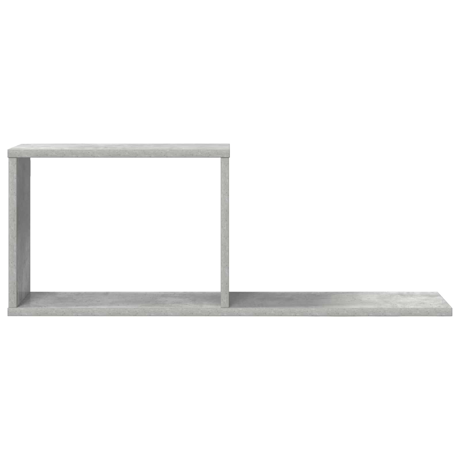 Plovoucí Police Betonově Šedá 80 X 15 X 30 Cm Kompozitní Dřevo