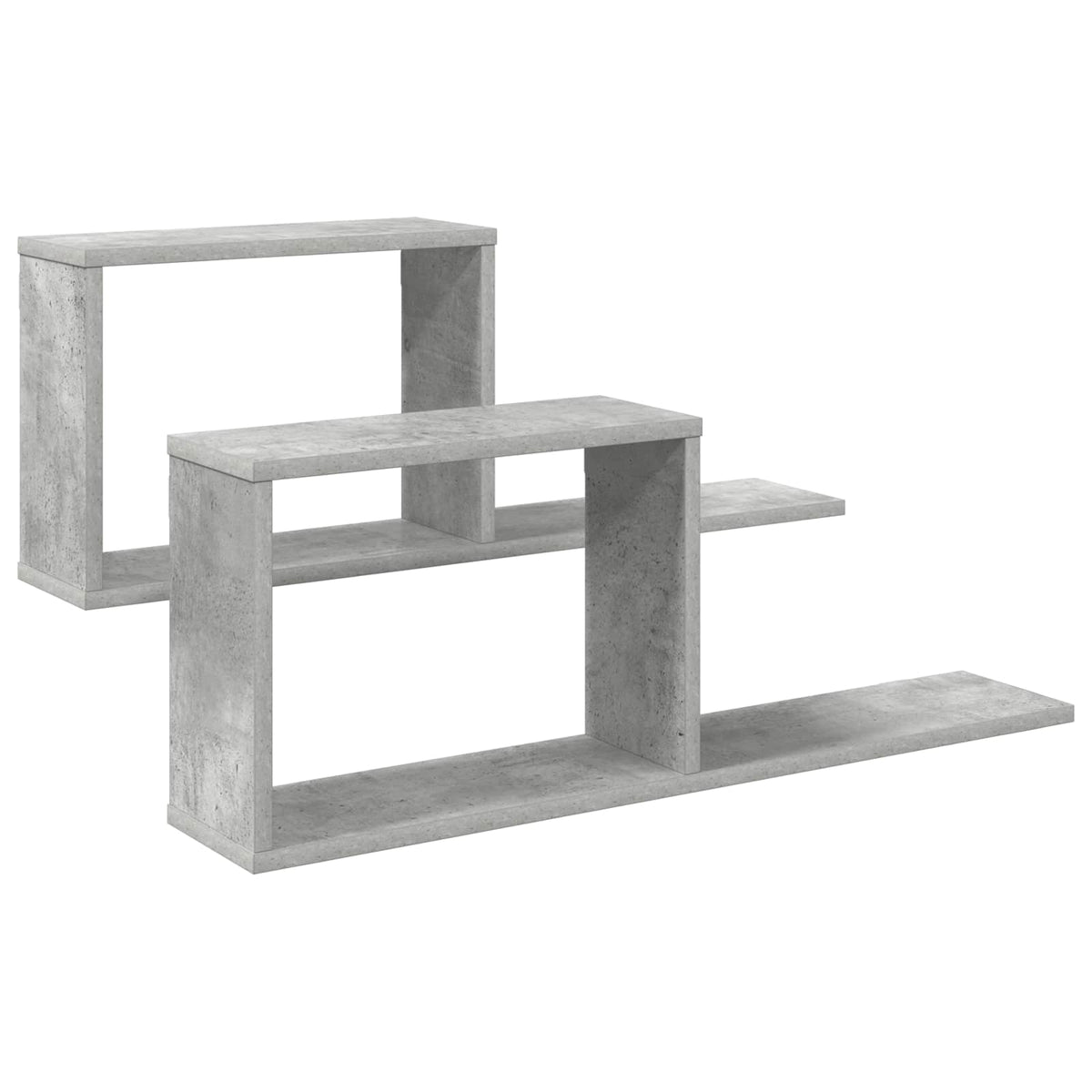 Plovoucí Police 2 Pcs Betonově Šedá 80 X 15 X 30 Cm
