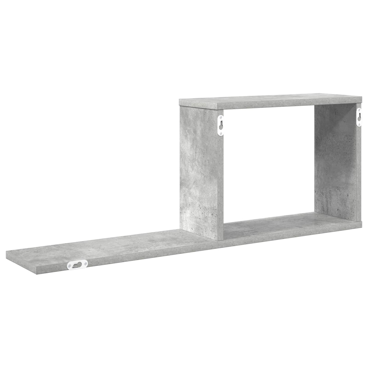 Plovoucí Police 2 Pcs Betonově Šedá 80 X 15 X 30 Cm