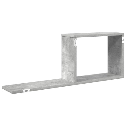 Plovoucí Police 2 Pcs Betonově Šedá 80 X 15 X 30 Cm
