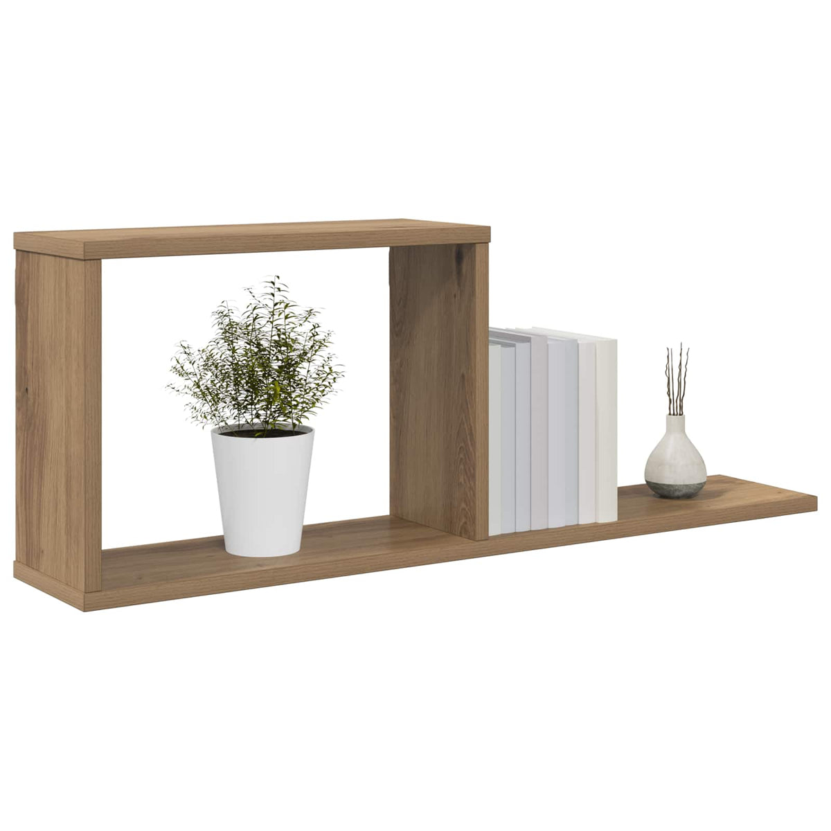 Plovoucí Police 2 Pcs Dub Artisan 80 X 15 X 30 Cm
