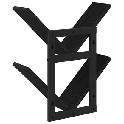 Nástěnná Floating Polička 2 Pcs Černý Dub 43 X 15 X 47 Cm