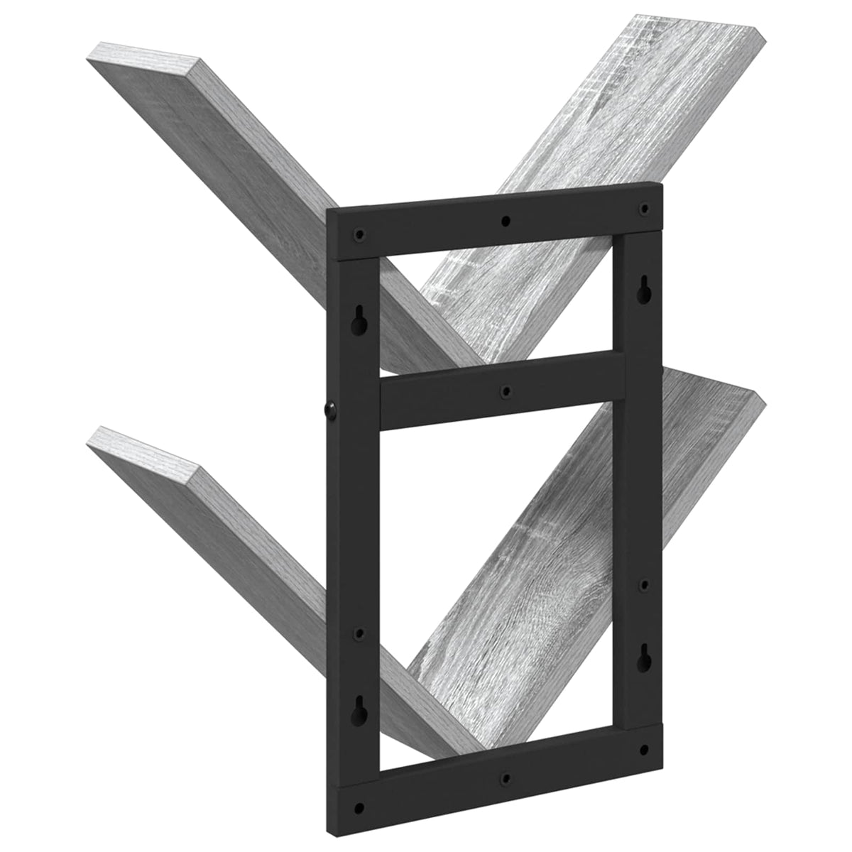 Nástěnná Floating Polička 2 Pcs Šedý Sonoma 43 X 15 X 47 Cm