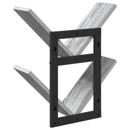 Nástěnná Floating Polička 2 Pcs Šedý Sonoma 43 X 15 X 47 Cm