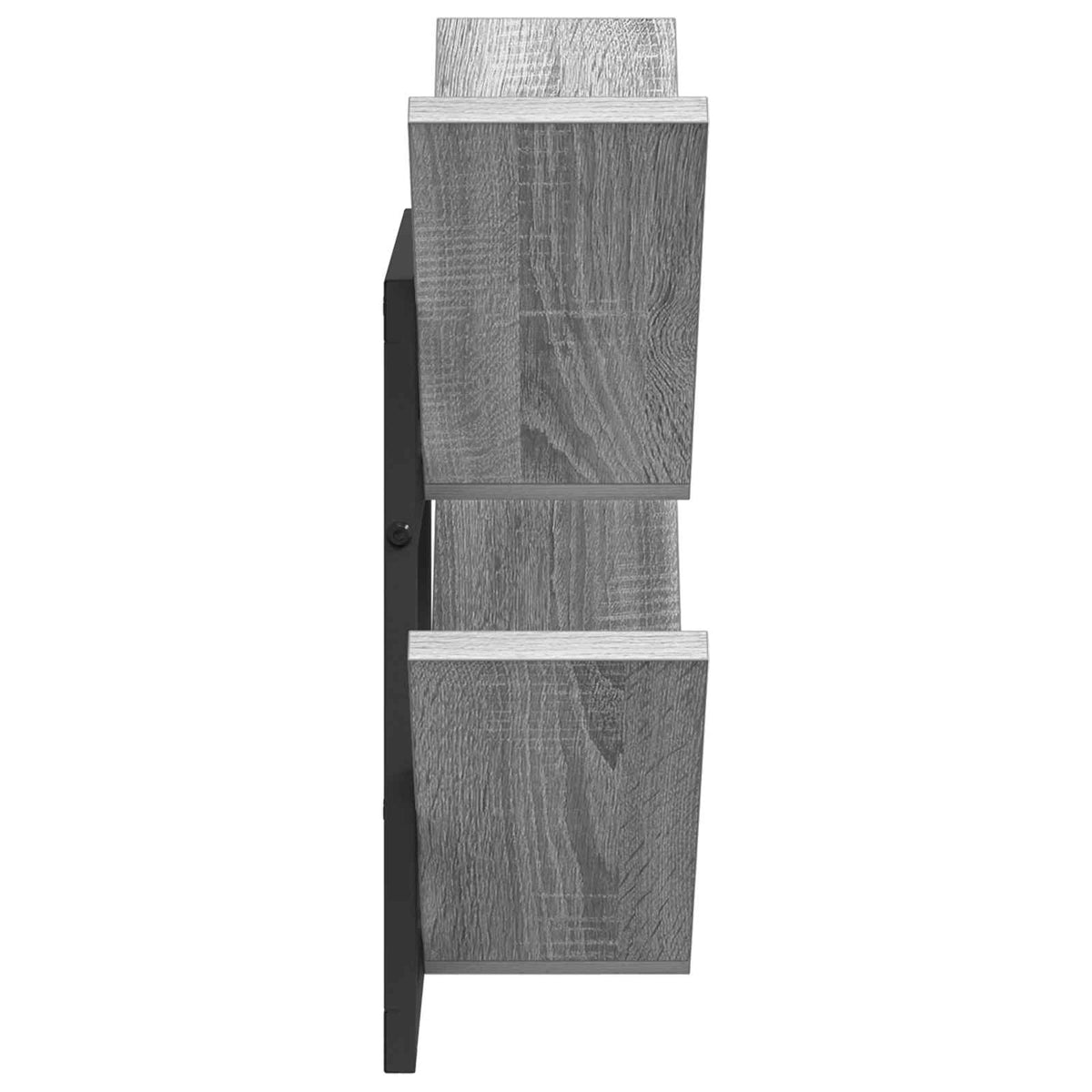 Nástěnná Floating Polička 2 Pcs Šedý Sonoma 43 X 15 X 47 Cm