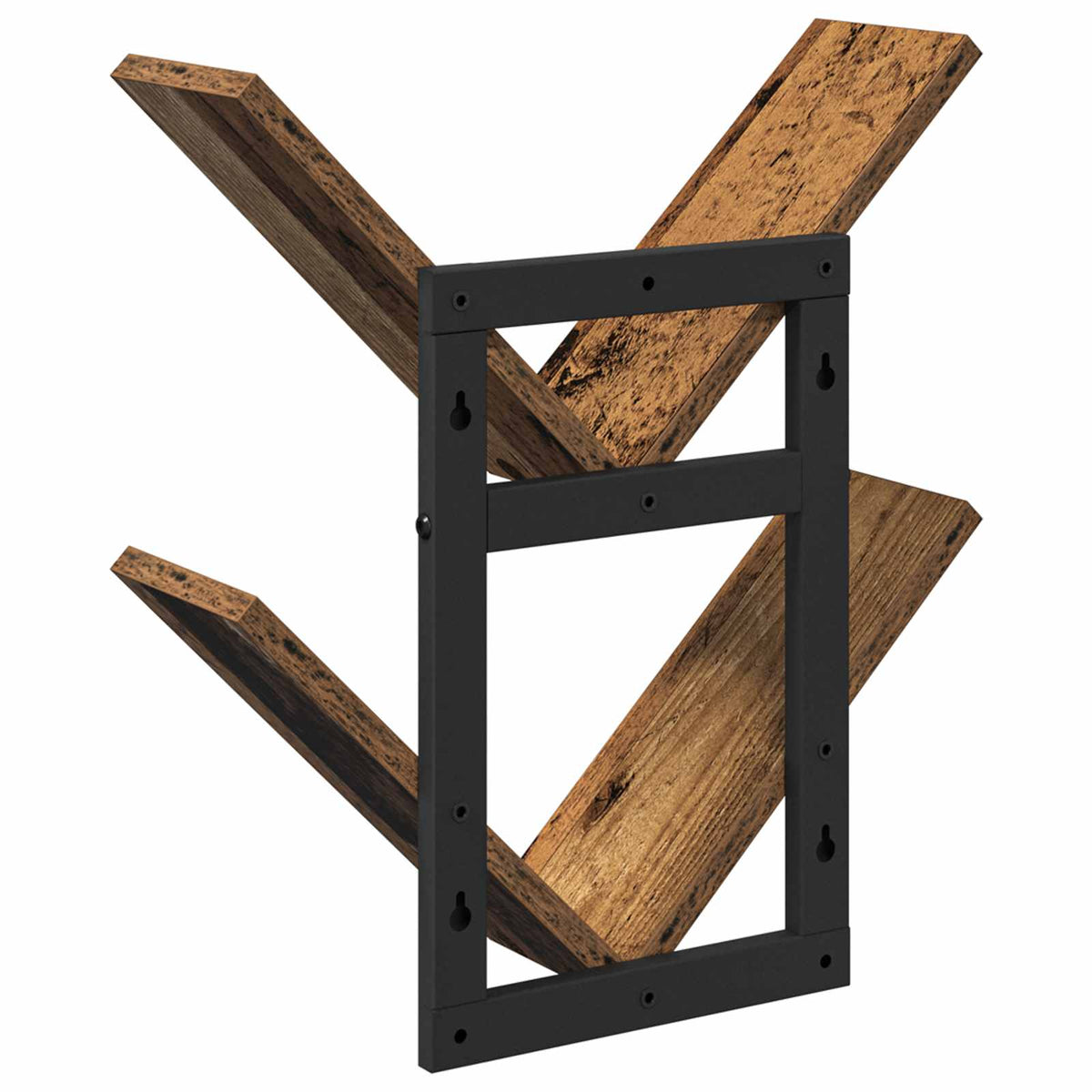 Nástěnná Floating Polička 2 Pcs Staré Dřevo 43 X 15 X 47 Cm