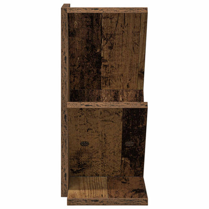 Knihovna Ve Tvaru Stromu 3-Úrovňová 30 X 18 X 40 Cm Staré Dřevo