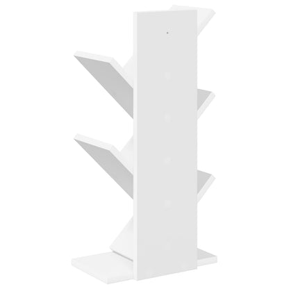 Knihovna Na Stromy 4-Úrovňová 30 X 18 X 60 Cm Kompozitní Dřevo