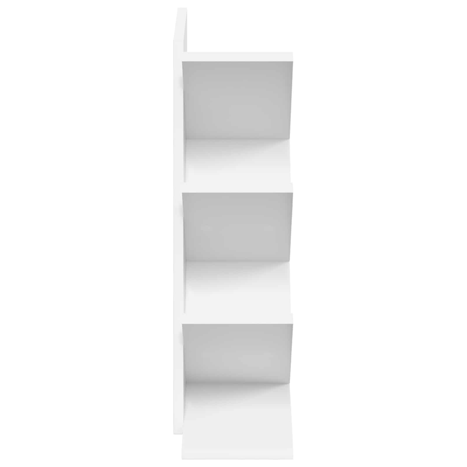 Knihovna Na Stromy 4-Úrovňová 30 X 18 X 60 Cm Kompozitní Dřevo