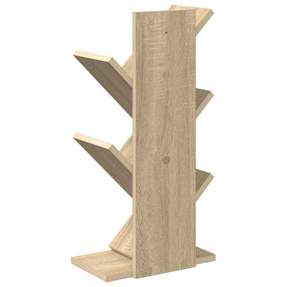 Knihovna Na Stromy 4-Úrovňová 30 X 18 X 60 Cm Kompozitní Dřevo
