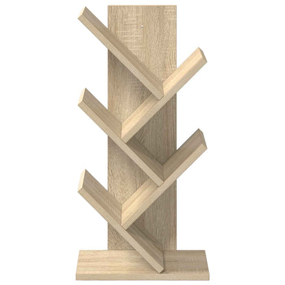 Knihovna Na Stromy 4-Úrovňová 30 X 18 X 60 Cm Kompozitní Dřevo