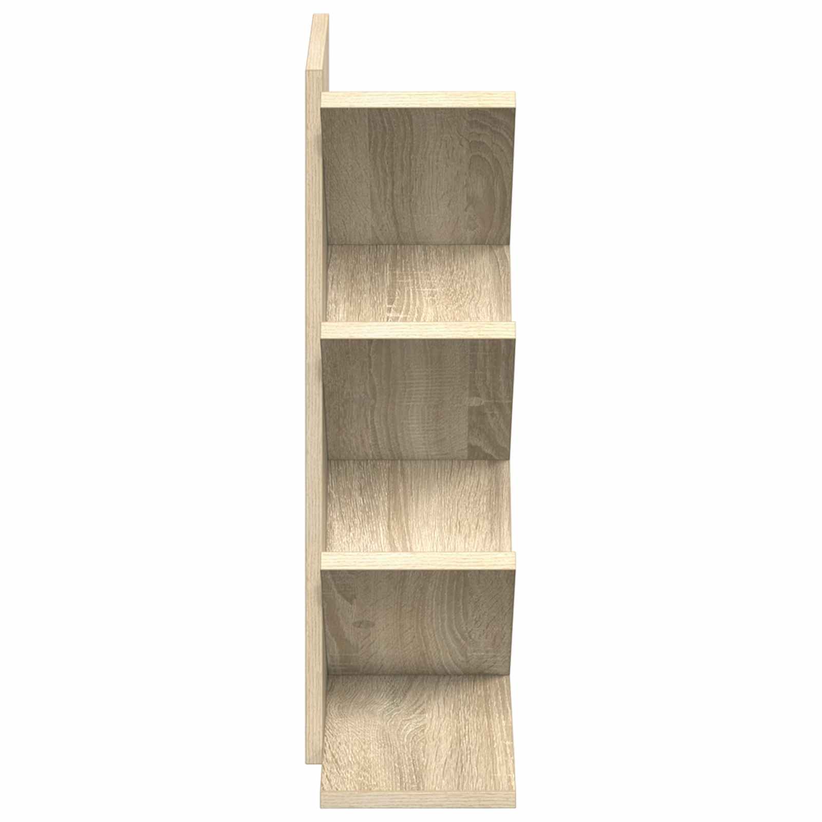 Knihovna Na Stromy 4-Úrovňová 30 X 18 X 60 Cm Kompozitní Dřevo