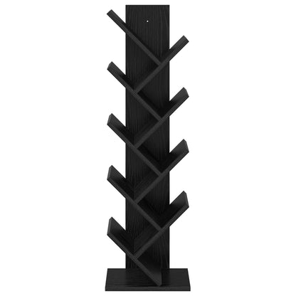 Stromová Knihovna 6-Podlažní 30 X 18 X 100 Cm Kompozitní Dřevo
