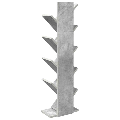 Knihovna Na Stromeček 6-Polohová 30 X 18 X 100 Cm Betonově Šedá