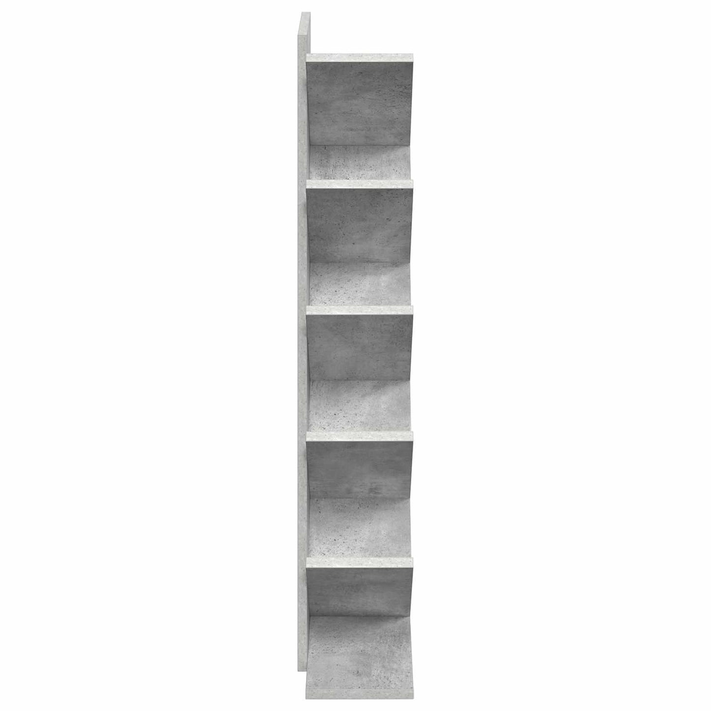 Knihovna Na Stromeček 6-Polohová 30 X 18 X 100 Cm Betonově Šedá