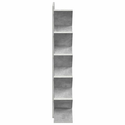 Knihovna Na Stromeček 6-Polohová 30 X 18 X 100 Cm Betonově Šedá