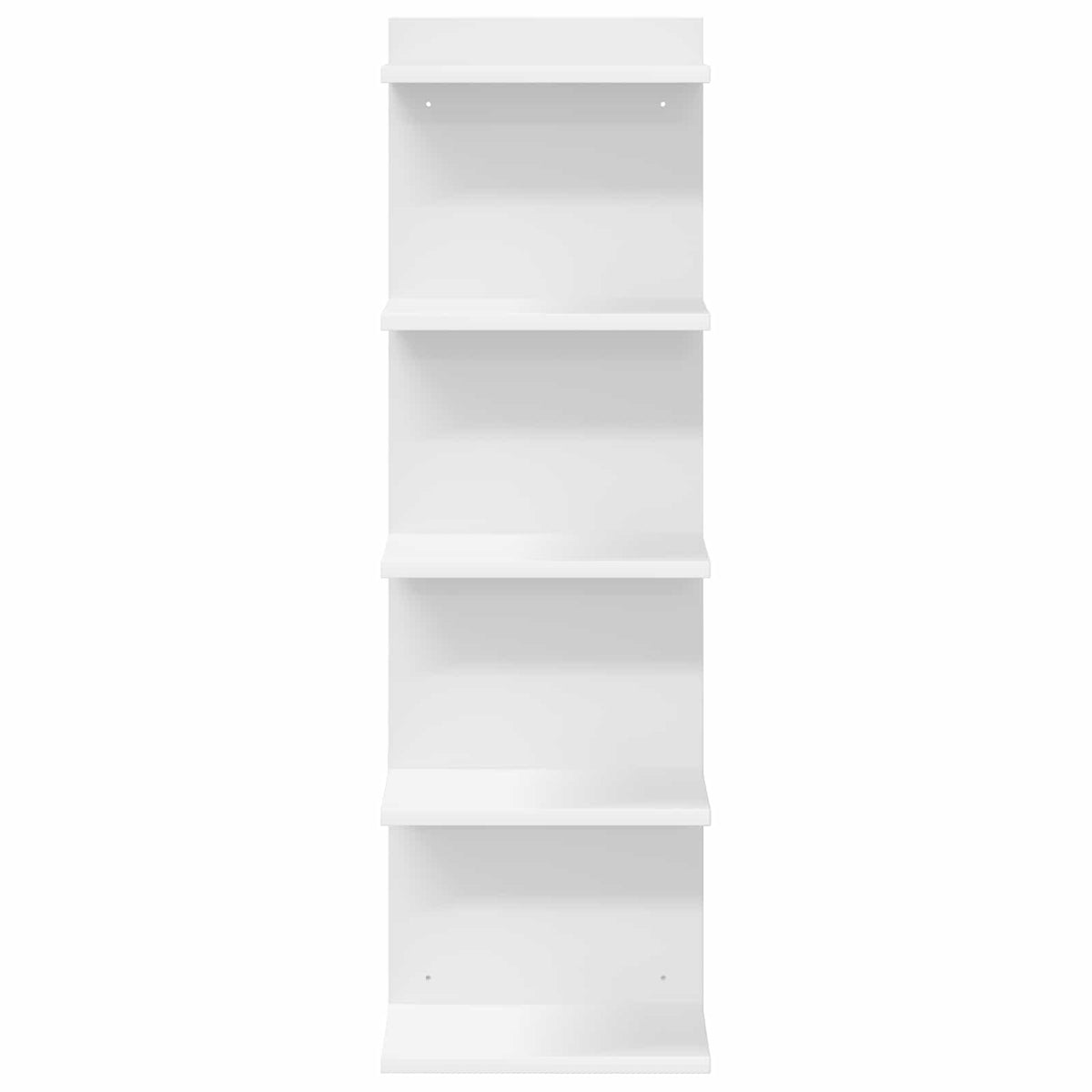 Nástěnná Polička Bílá 30 X 15 X 100 Cm Kompozitní Dřevo