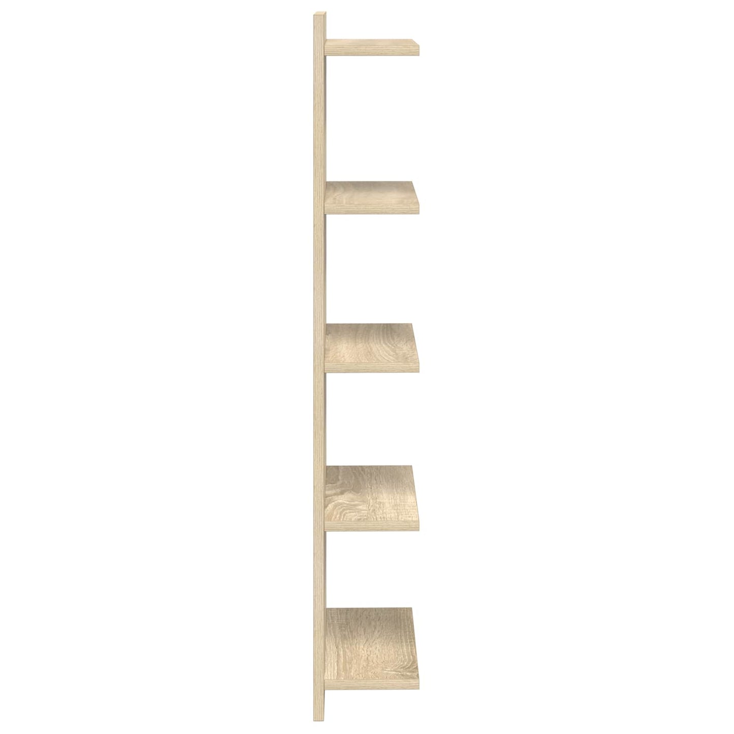 Nástěnná Polička 2 Pcs Dub Sonoma 30 X 15 X 100 Cm