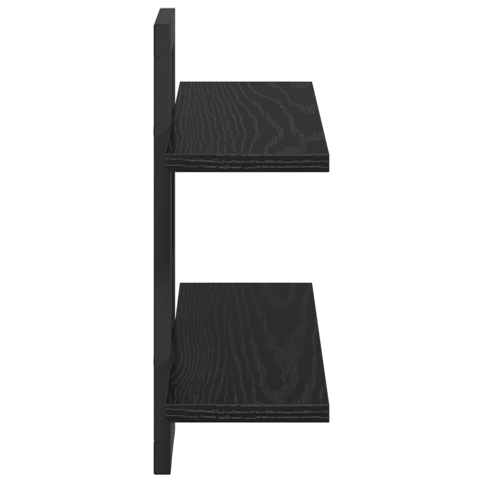 Plovoucí Police Černý Dub 40 X 15 X 40 Cm Kompozitní Dřevo