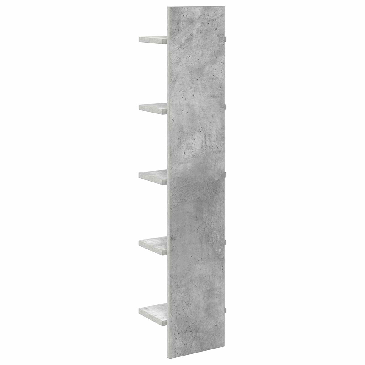 Nástěnná Polička 2 Pcs Betonově Šedá 22 X 15 X 100 Cm