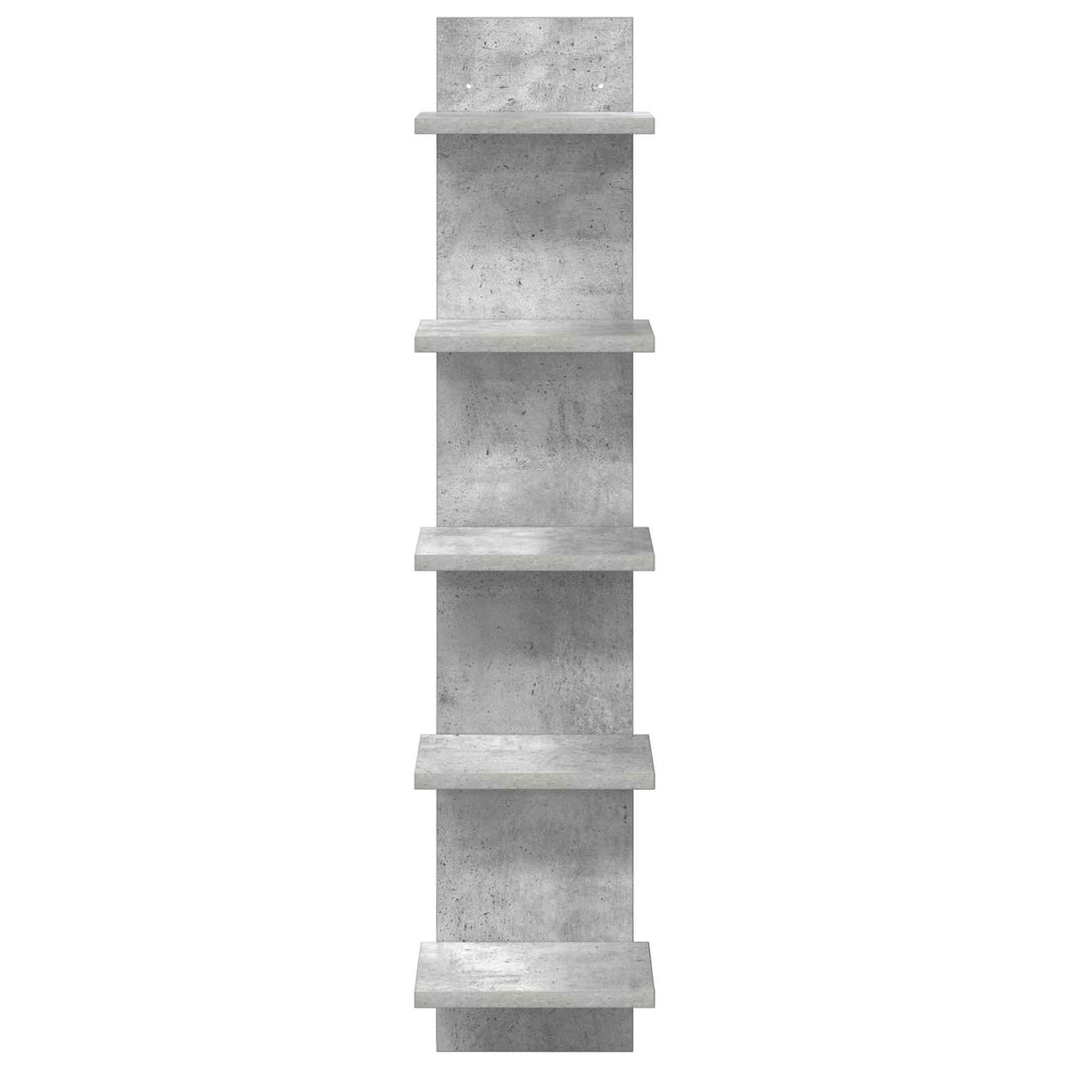 Nástěnná Polička 2 Pcs Betonově Šedá 22 X 15 X 100 Cm